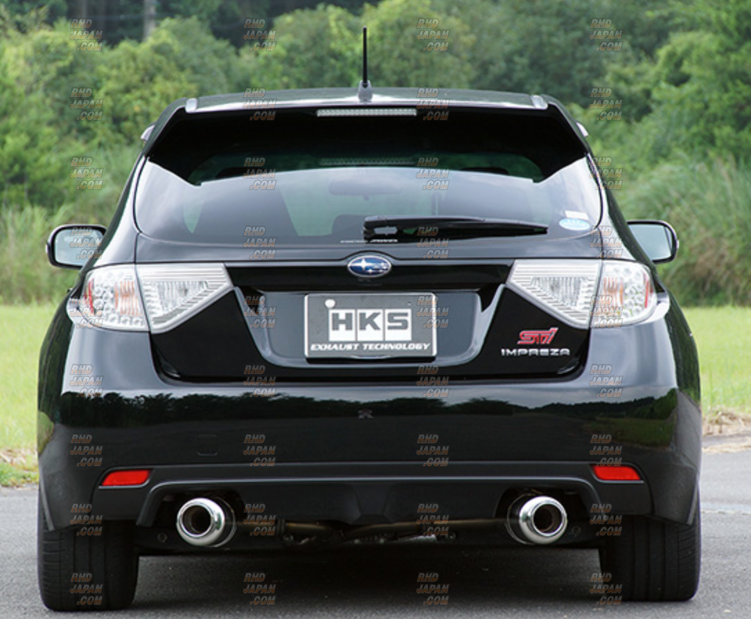 HKS Hi-Power Spec L II Muffler Exhaust System - WRX STI GRB GRF